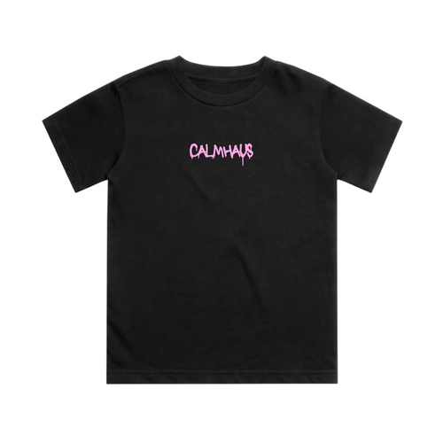 CalmHaus Built From Chaos Kids Tee – Pink